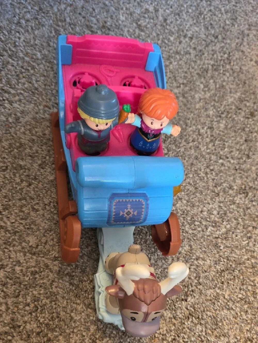 Fisher-Price Disney Frozen Sven & Carriage Figure Set